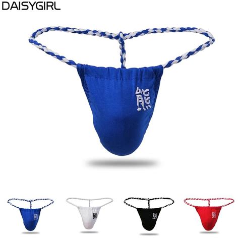 Daisygstylish Men S Sheer Pouch T Back G String Bikini Underwear With Mesh Sheer Pouch
