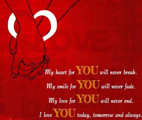 I Love You Today, Tomorrow & Always! | Love quotes with images, I love ...