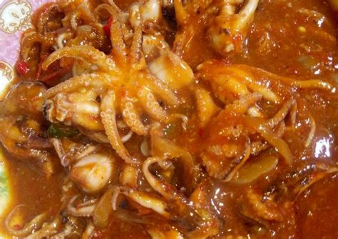 resep gurita saus padang oleh  aniezafa cookpad