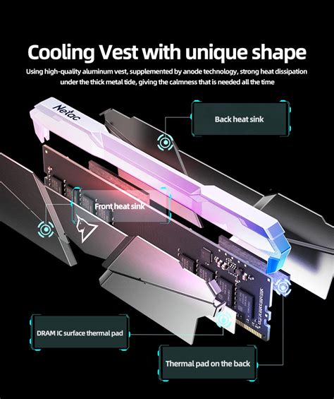 Memoria Ram Netac Ddr Rgb Gamer Gb Gb Mhz Placa Amd