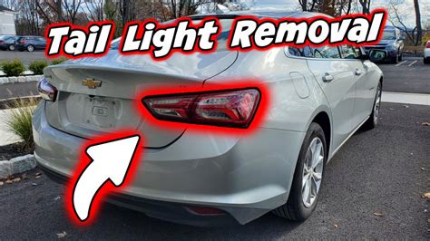 How To Replace Chevy Malibu Tail Light Assembly 2016 Current YouTube