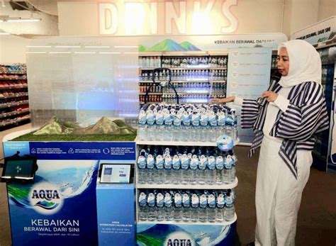 Danone Aqua Luncurkan Label Baru Dan Pojok Hidrasi Sehat