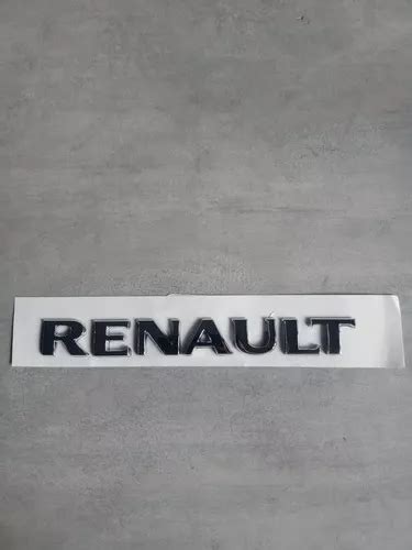 Emblema Letras Renault Para Megane Ii Baul Cuotas Sin Inter S