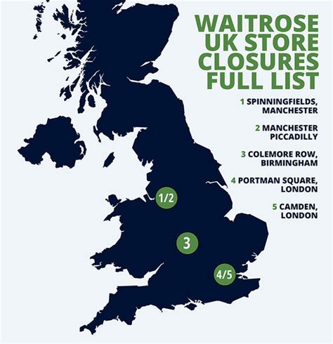 Waitrose Store Closures Is Your Store Closing Full List And Map