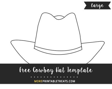 Cowboy Hat Template For Preschoolers 38 Koleksi Gambar