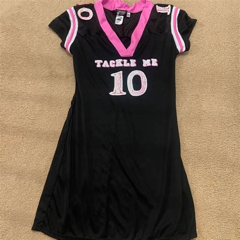 Lovers Lan Intimates Sleepwear Lovers Lane Black Tackle Me Nightgown Lingerie M Poshmark