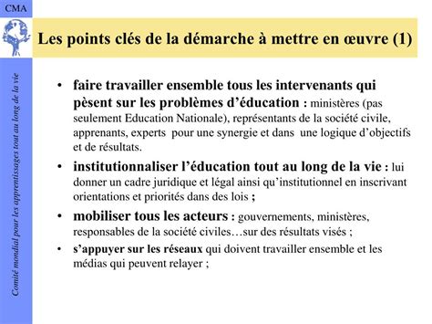 Ppt De La Transmission Lapprentissage Tout Au Long De La Vie