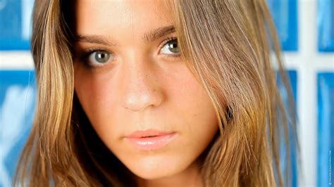 Women Brunette Long Hair Green Eyes Face Wallpapers HD Desktop And