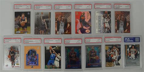 Lot Detail NBA Collection Of 13 PSA Graded Cards