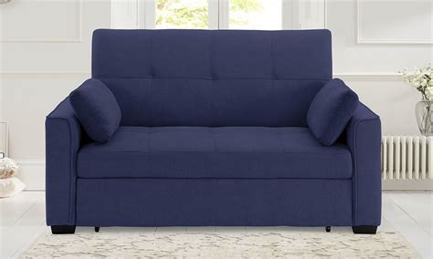 Navy Blue Leather Sleeper Sofa | Cabinets Matttroy