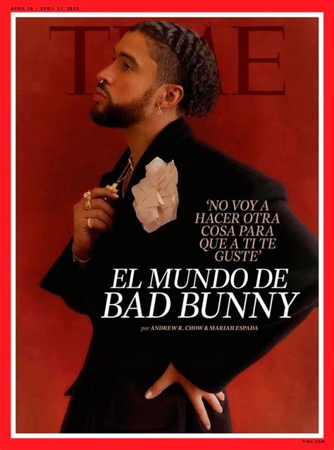 Bad Bunny En La Primera Portada De La Revista Time En Español De Su