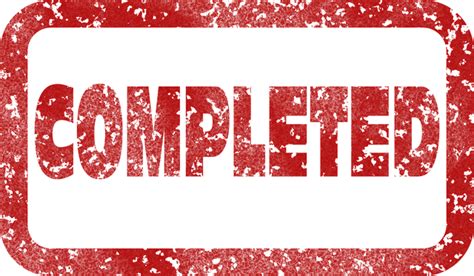 completed stamp complete royalty  stock illustration