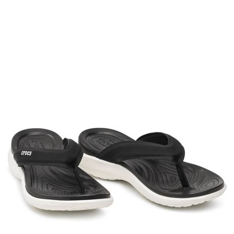 Σαγιονάρες Crocs Capri V Sporty Flip W 206780 Black epapoutsia gr