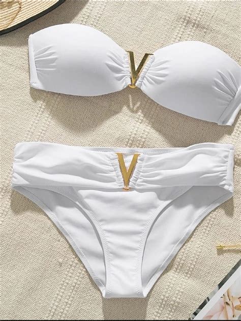 V Design White Push Up Woman Swimsuit New Summer Beach Sexy Bikini Set Artofit