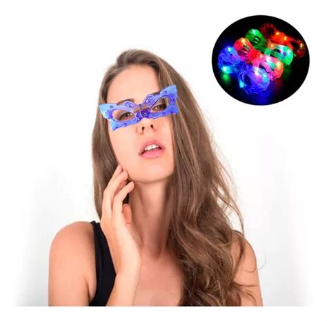 Lentes Led Luminosos Luz Fiesta Batucada Boda Cumplea Os