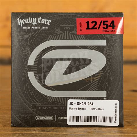Dunlop Strings - Electric Heavy Core - 12-54 - Peach Guitars