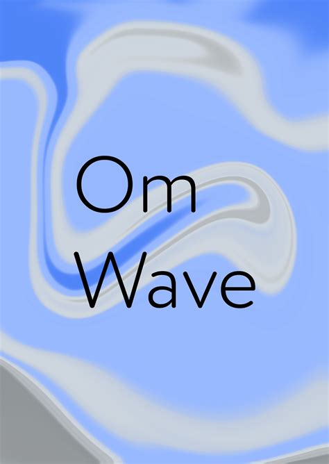 Студенческое портфолио / Веб-плакат радио OmWave