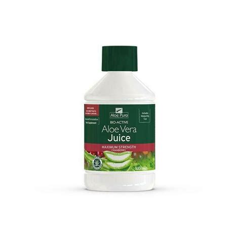 Optima Naturals Bio Active Aloe Vera Juice Maximum Strength 500ml