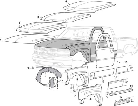 Chevy Silverado Interior Parts Diagram Detailed Guide
