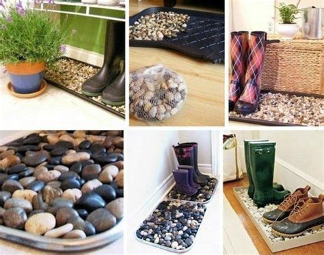 Как сделать стильный коврик из гальки (мастер-класс) » Женский Мир