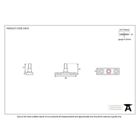 Pewter Locking Stay Pin Ironmongery From Period Home Style