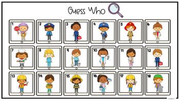 Who Is It? - 2nd Edition (virtual game) by kindielife - Melissa | TpT