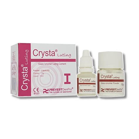 prevest crysta luting  translucent fine particle glass ionomer luti