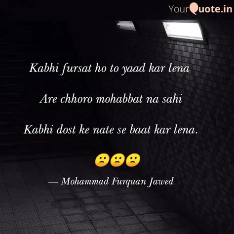 Kabhi Fursat Ho To Yaad K Quotes Writings By Mohammad Furquan