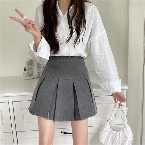 colorwaist   high waist skirt   skirt korean style