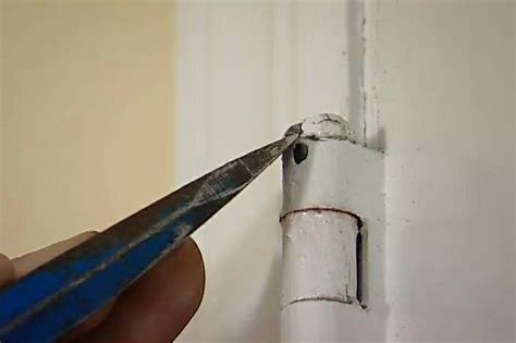 How To Remove A Hinge Pin From A Door Hinge Pin Pocket Door Hardware Hinges