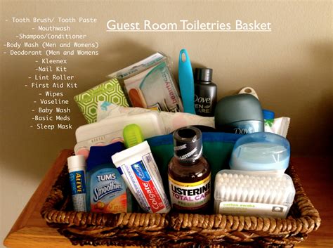 Guest Room Toiletries Basket Anna H Quite A Few I Wouldnt Put In