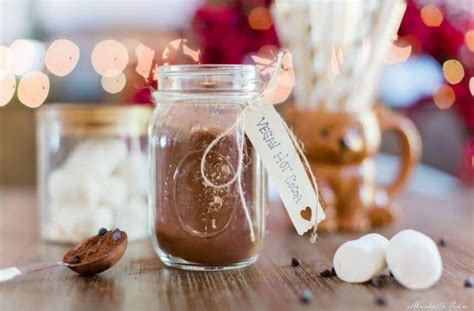 Vegan Hot Chocolate Mix For A Vegan Hot Cocoa Bar Or Holiday Gifts