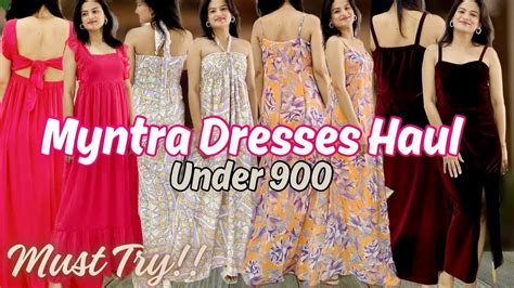 Maxi Dress Haul Myntra L Myntra Party Dress Haul L Dress Haul L