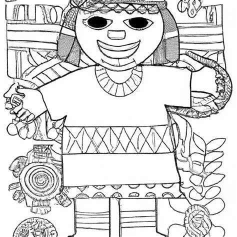 Desenho Marajoara Para Pintar - 9
