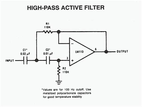 Active Filter Circuit Diagram