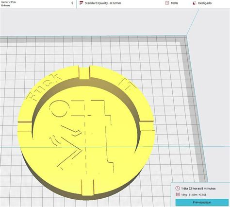 Fichier Stl Fuck It Ashtray Objet Imprimable En D T L Chargercults