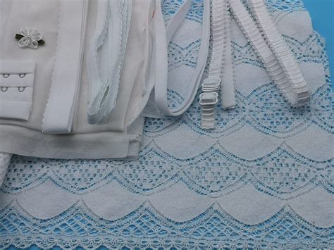 Bra Lingerie Lace Kit SNOWWHITE MagsDesign Bra Making Supplies