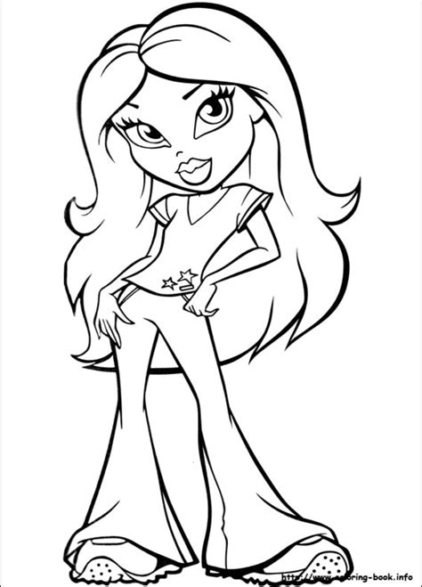 24 Bratz Dolls Coloring Pages Printable Firka Tein