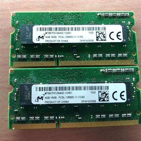 Yahooオークション Pc3l 12800（ddr3l 1600） 4gb×2 8gb So Dimm 低