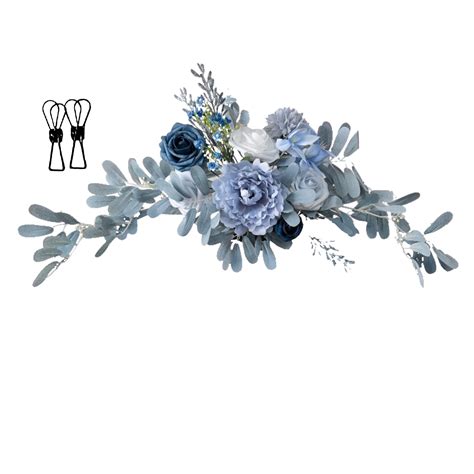 Hapeisy Artificial Flower Swag Wedding Arch Flowers Garland 23 6 Inch