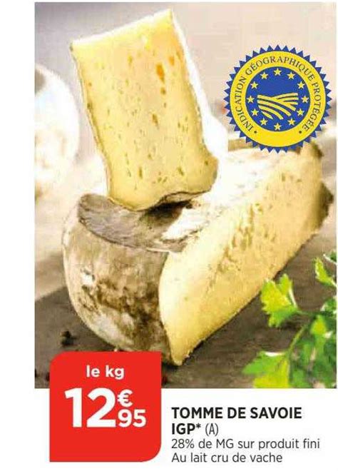 Promo Tomme De Savoie Igp Chez Bi1 Icataloguefr