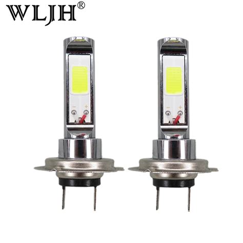 Wljh X Led H Lamp Light Of Cree Chip Cob W H Headlights Fog Light