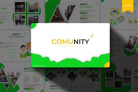 Community | Powerpoint, Keynote, GoogleSlides Template (778804 ...