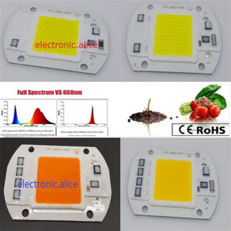 W W W Full Spectrum Nm White Warm Led Cob Chip V Smart