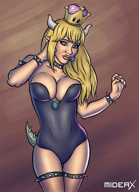 Bowsette By Mideax Hentai Foundry