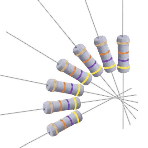 47K Ohm 1W Carbon Film Resistor (Pack of 25) – RoboticsDNA
