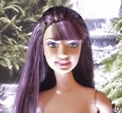 Nude Barbie Fashionistas Swappin Styles Brunette Doll