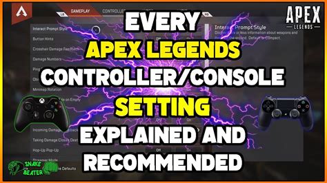 Every Apex Legends Controller Console Setting Explained And Recommended