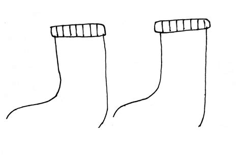 How To Draw Socks Cute And Fun Drawing Tutorial Bujo Babe