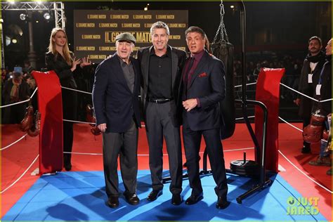 Robert De Niro Sylvester Stallone Grudge Match Rome Premiere